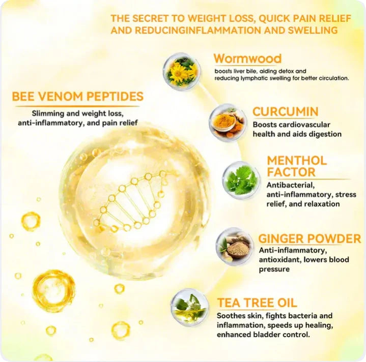 Bee Venom Lymphatic Daiamage & Sliming Patches