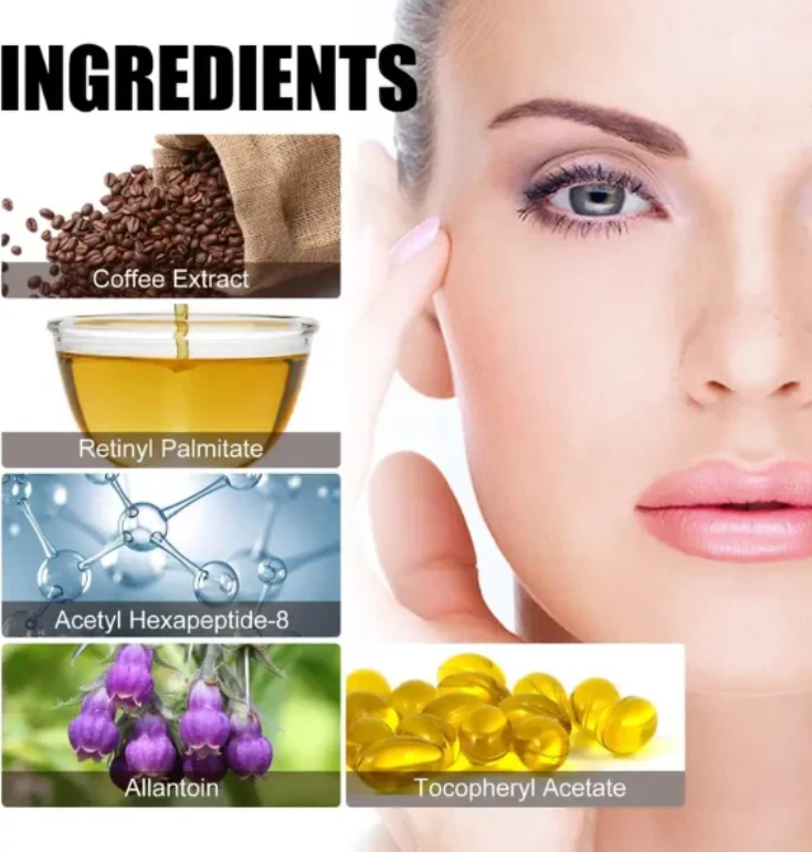 New Retinol Caffeine Anti-Wrinkle Stay-Up Late Eye CREAM