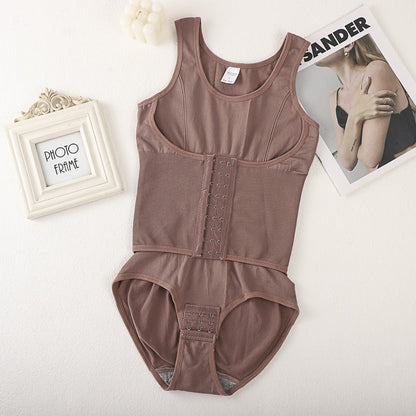 BUTTONED SHAPEWEAR BODYSUIT