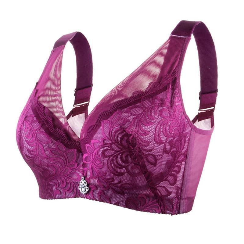 LACE BRA PLUS SIZE FULL CUP SHOULDER BAND ADJUSTABLE