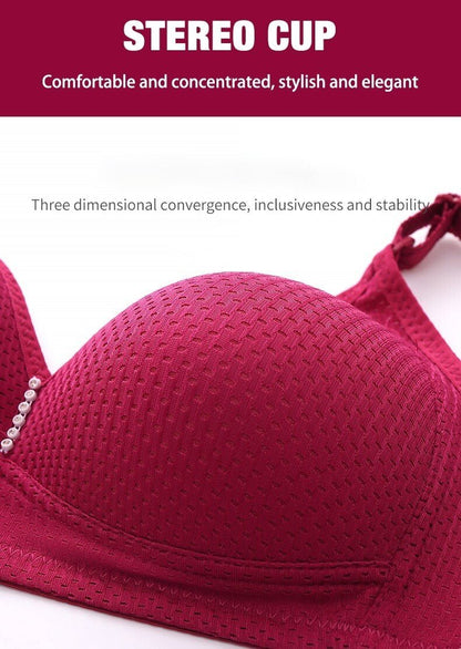 2022 Plus Size Bra Women Underwear Wire Free Comfort  Soft Breathable