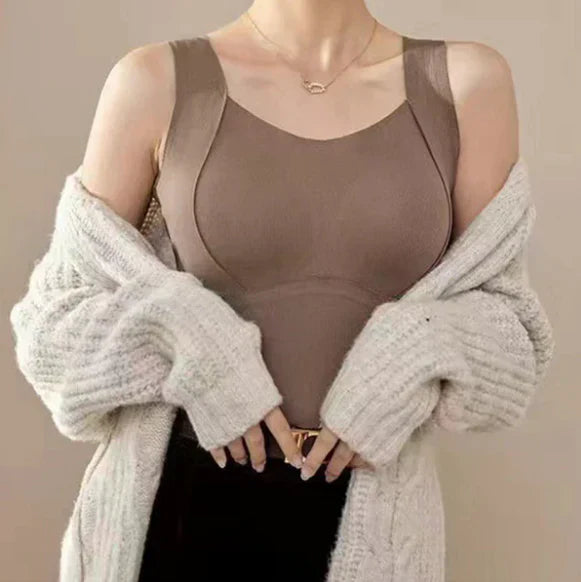 Womens Thermal Tank Tops With Built in Bra