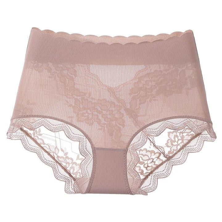 High waist lace panties（Buy 1 get 1 free)