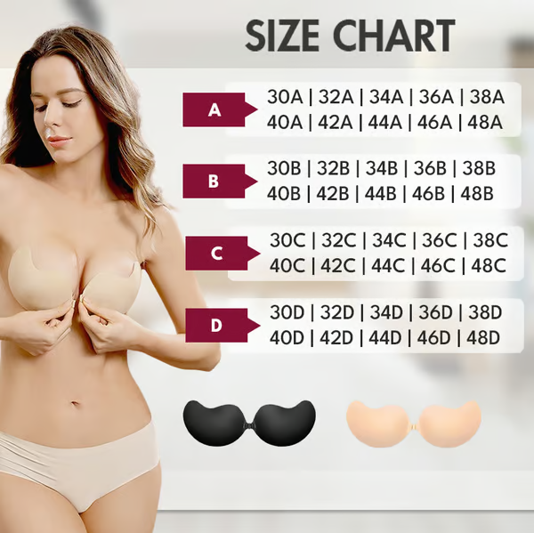Invisible Diva Strapless Backless Push up Bra