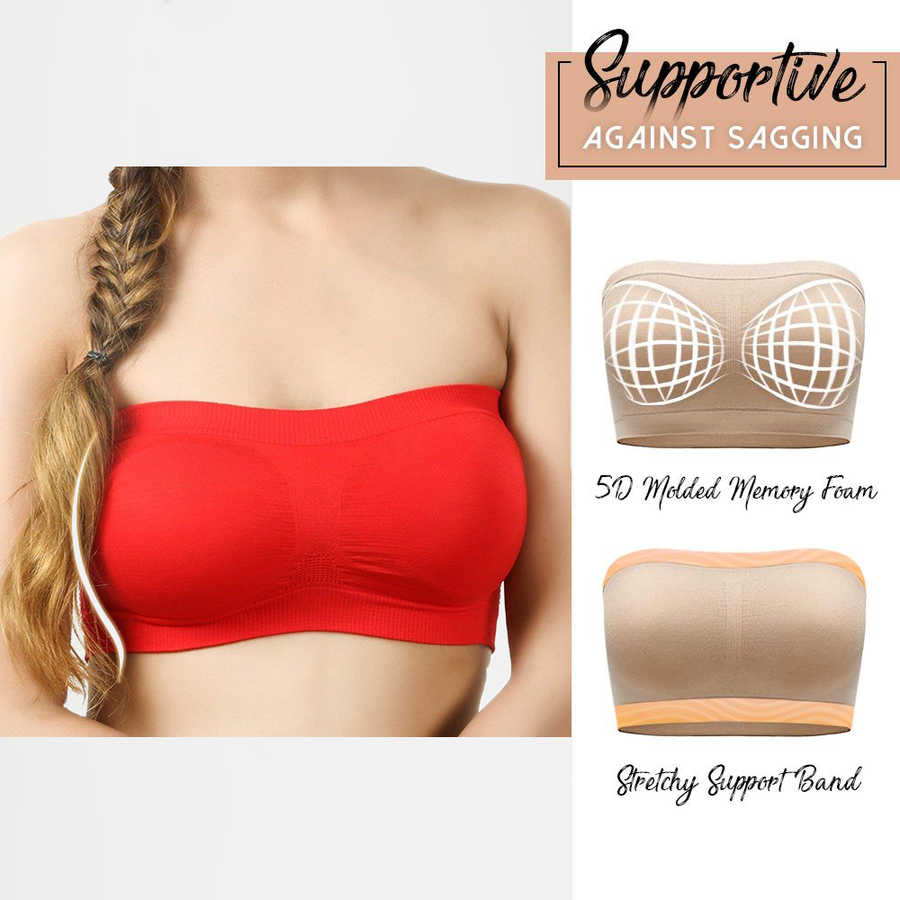 FULL SUPPORT SEAMLESS BANDEAU