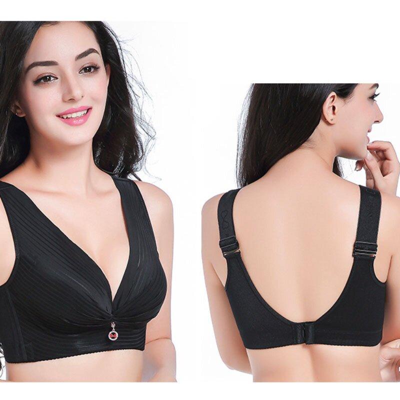 2021 NEW ARRIVAL PLUS SIZE SEAMLESS WIRELESS FULL COVERAGE PUSH UP COMFORT STRAP THIN BRA