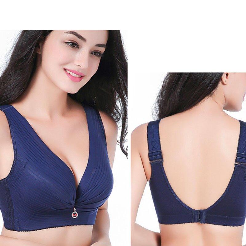2021 NEW ARRIVAL PLUS SIZE SEAMLESS WIRELESS FULL COVERAGE PUSH UP COMFORT STRAP THIN BRA