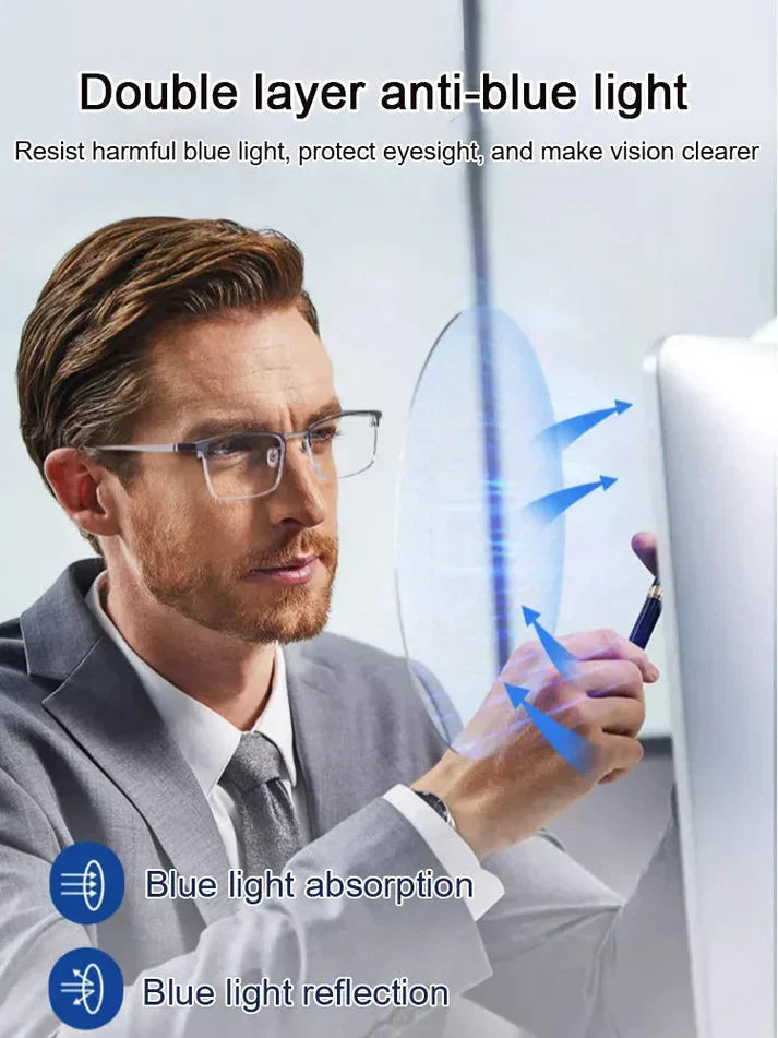 🎁Hot Sale🔥👓Ultra Light Anti Blue Presbyopic Glasses1✨