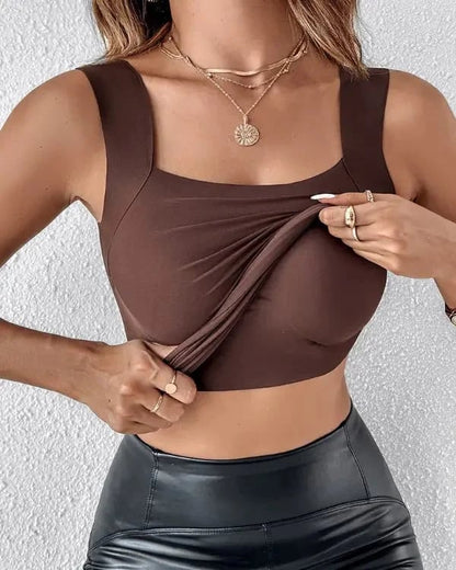 Ⅰ🏆Special Price $24.98!!💐Women's U Neck Tank Tops with Built-In Bra