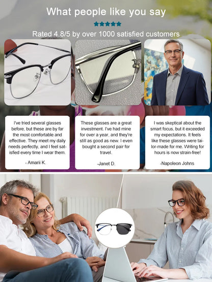 🎁Hot Sale🔥👓Ultra Light Anti Blue Presbyopic Glasses1✨