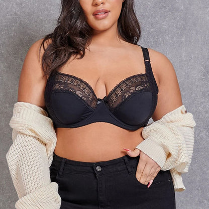 Womens Plus Size Lace Bra