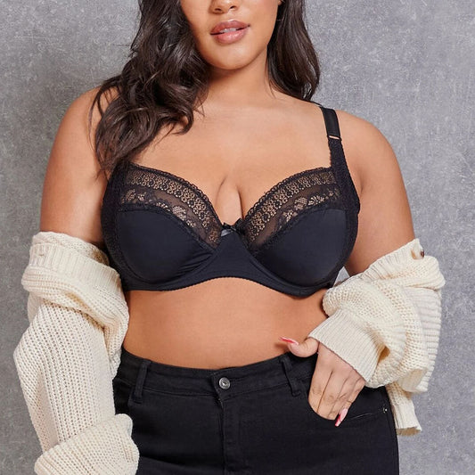 Womens Plus Size Lace Bra