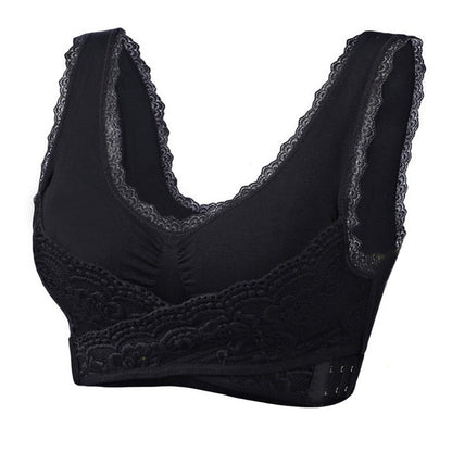Comfy Corset Adjustable Bra Front Cross Side Buckle Lace Bras