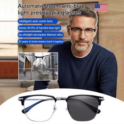 🎁Hot Sale🔥👓Ultra Light Anti Blue Presbyopic Glasses1✨