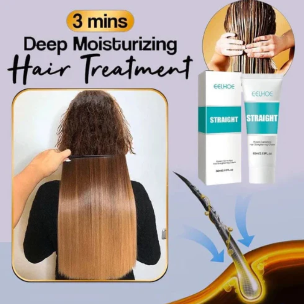 ✨LAST DAY SALE 50% OFF✨ Silk & Keratin Hair Straightening Cream