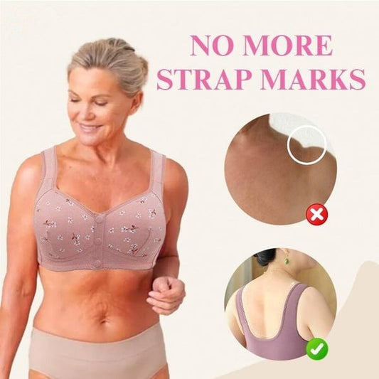 Comfortable Convenient Front Button Bra