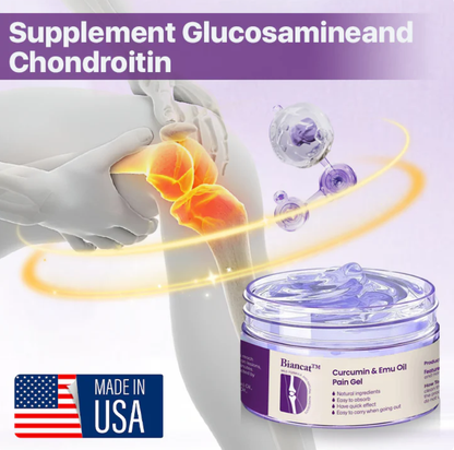 Biancat® Curcumin & Emu Oil Pain Gel – 🏥Backed by US Osteopathic Experts