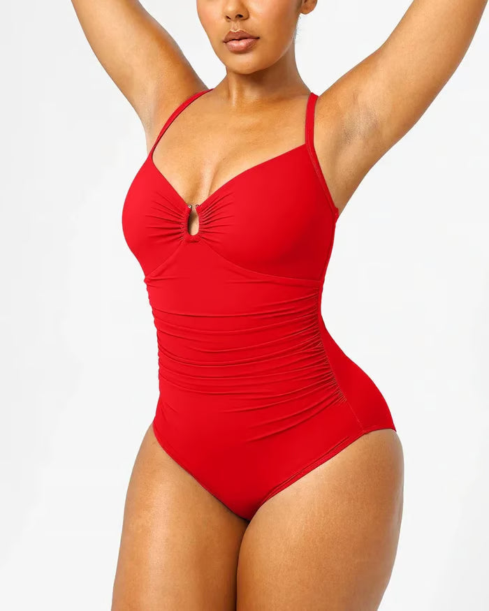 🩱Smart Sculpt U-Ring Cut Out Tummy Control Shaping Swimsuit