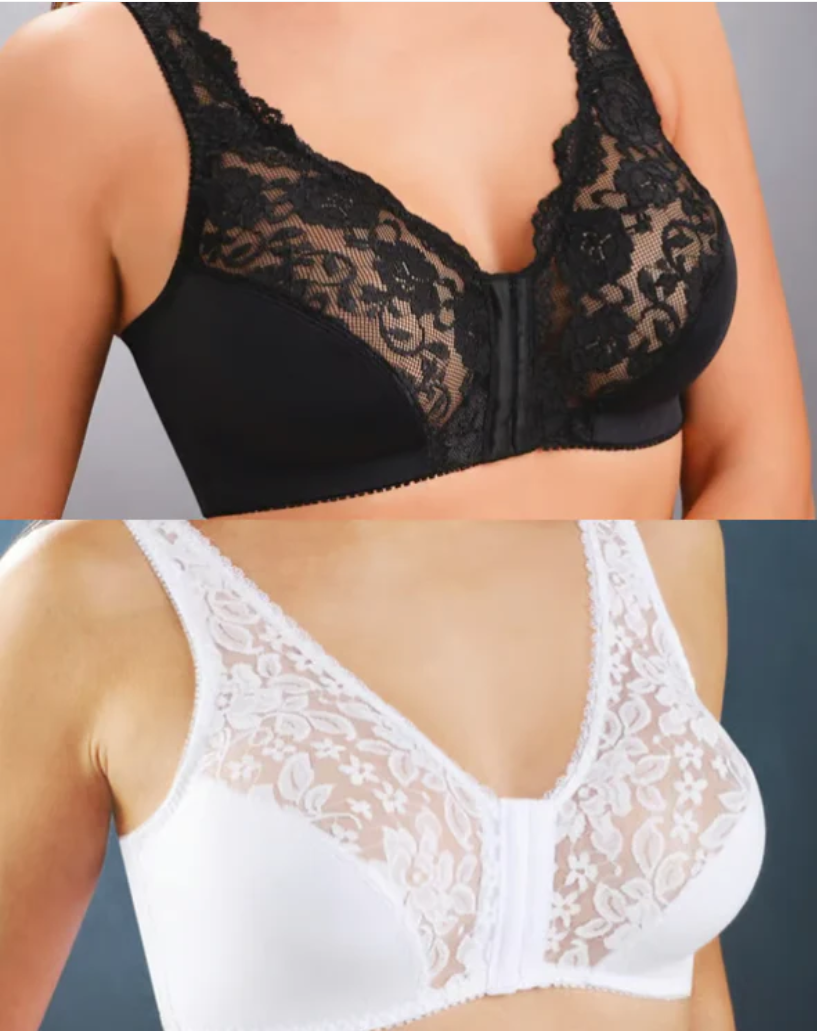 💖Front Hooks, Stretch-Lace, Super-Lift And Posture Correction – ALL IN ONE BRA!