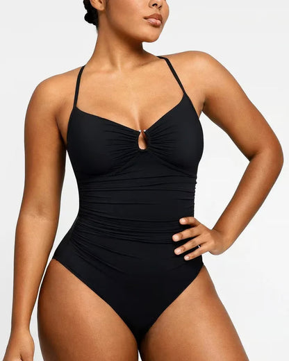 🩱Smart Sculpt U-Ring Cut Out Tummy Control Shaping Swimsuit