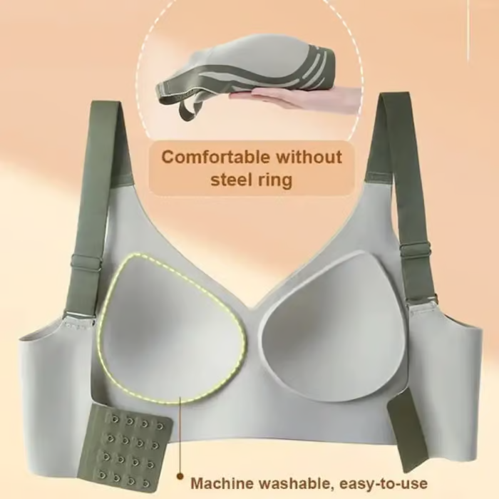 🎁Last Day Buy 1 Get 3 Packs🔥Super Gather Bra | Wireless Push-up Bra👍No More Sagging Breasts