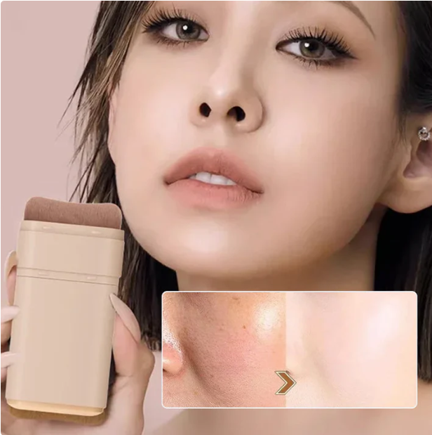 🔥Vente chaude🔥Bâton de Fond de Teint Mat Velouté avec Brosse Fine